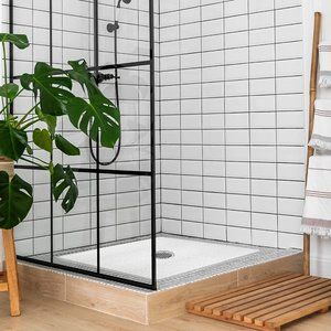 Non-Slip Foot Massaging/Scrubbing Shower Mat 24" x 24"